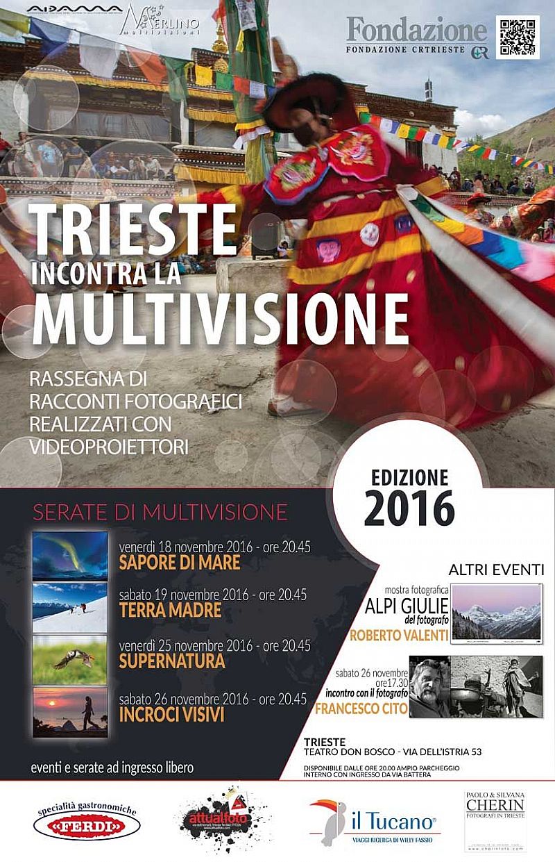Trieste incontra la multivisione 2016 di Merlino Multivisioni Trieste incontra la multivisione 2016